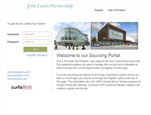 Tablet Screenshot of johnlewispartnershipsourcing.com